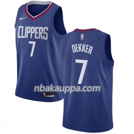 Los Angeles Clippers Sam Dekker 7 Nike 2017-18 Sininen Pelipaidat Swingman - Miesten